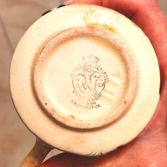 Vtg Crown Windsor Croft Cottage Handpainted Cup & Saucer - Picture 4 of 6